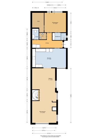 Langeleegte 12, 9641 GN Veendam - Begane grond - 2D.jpg