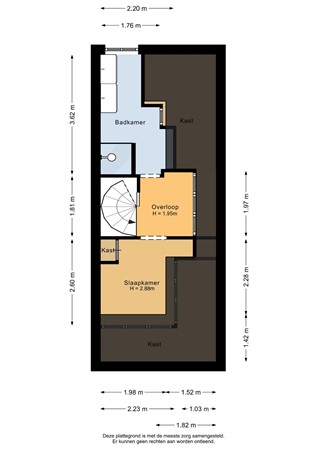 Langeleegte 12, 9641 GN Veendam - Tweede verdieping - 2D.jpg