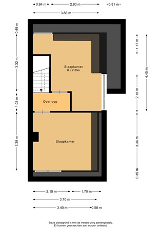 Boven Westerdiep 162, 9641 LM Veendam - Eerste verdieping - 2D.jpg