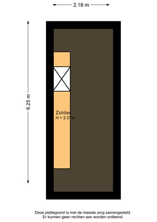 Boven Westerdiep 162, 9641 LM Veendam - Zolder - 2D.jpg