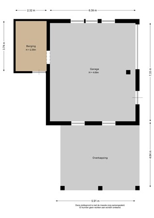 Boven Westerdiep 162, 9641 LM Veendam - Garage - 2D.jpg