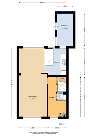 Schoenerstraat 75, 9642 NH Veendam - Begane grond - 2D.jpg