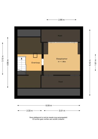 Kleine Belt 3, 9642 BW Veendam - Tweede verdieping - 2D.jpg