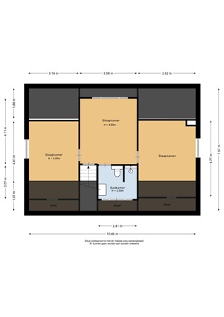 Duurswold 8, 9642 EW Veendam - Eerste verdieping - 2D.jpg