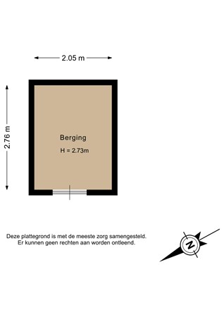 Raadhuisstraat 16A, 9648 JV Wildervank - Berging - 2D.jpg