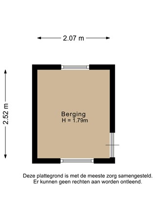 Talmastraat 100, 9645 GH Veendam - Berging 2 - 2D.jpg