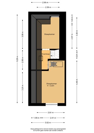 Langeleegte 121, 9641 GV Veendam - Eerste verdieping - 2D.jpg