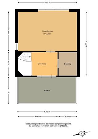 Albert Cuyplaan 1, 9646 EA Veendam - Tweede verdieping - 2D.jpg