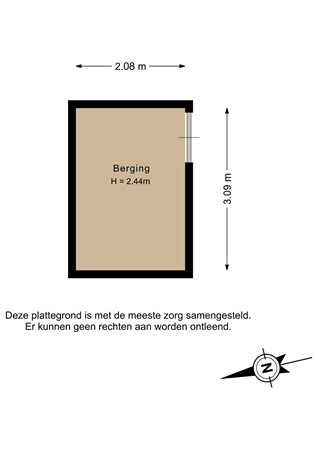 Albert Cuyplaan 1, 9646 EA Veendam - Berging - 2D.jpg