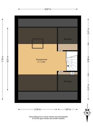 Uranus 19, 9602 NN Hoogezand - Tweede verdieping - 2D.jpg