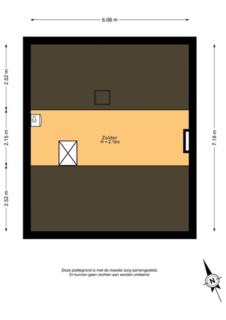 Rabenhauptstraat 16, 9693 BB Bad Nieuweschans - Zolder - 2D.jpg