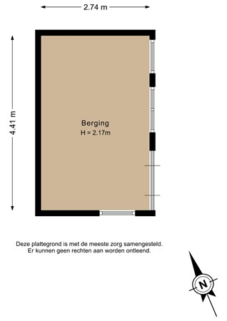 Rabenhauptstraat 16, 9693 BB Bad Nieuweschans - Berging - 2D.jpg