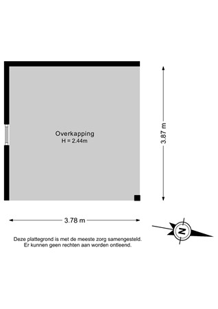Anna Maria Horalaan 22B, 9681 CC Midwolda - Overkapping - 2D.jpg