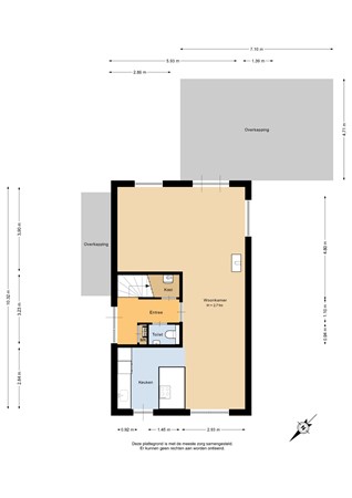 De Ljepper 34, 8941 DE Leeuwarden - Begane grond - 2D.jpg
