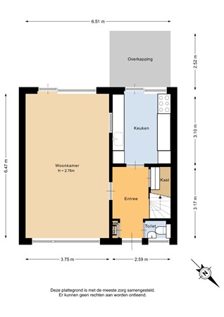 Oude Bos 28, 9641 HZ Veendam - Begane grond - 2D.jpg