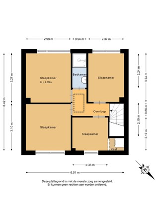 Oude Bos 28, 9641 HZ Veendam - Eerste verdieping - 2D.jpg