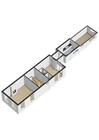 J. Kammingakade 4A, 9648 KN Wildervank - Begane grond - 3D.png
