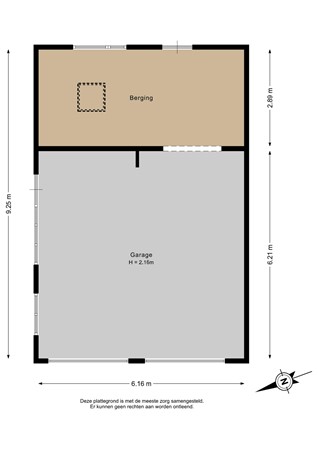 J. Kammingakade 4A, 9648 KN Wildervank - Garage - 2D.jpg