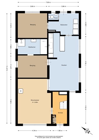 Schoolstraat 18, 9581 GA Musselkanaal - Begane grond - 2D.jpg