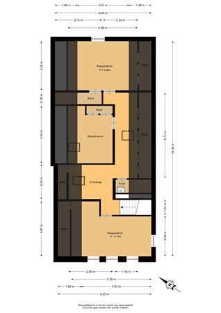 Schoolstraat 18, 9581 GA Musselkanaal - Eerste verdieping - 2D.jpg