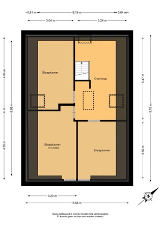 Beneden Oosterdiep 41, 9641 JA Veendam - Tweede verdieping - 2D.jpg