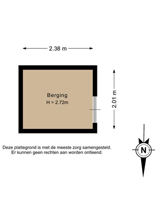 Van Limburg Stirumlaan 151, 9602 WJ Hoogezand - Berging - 2D.jpg