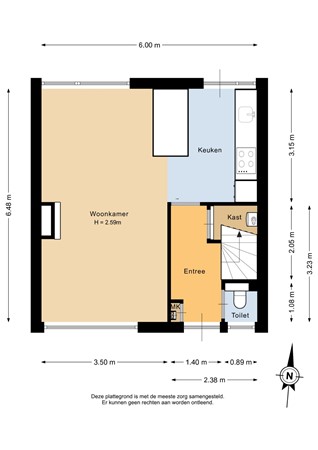 Van Heemskerckstraat 48, 9601 HE Hoogezand - Begane grond - 2D.jpg