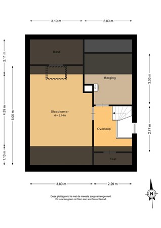 Oostergo 3, 9642 EZ Veendam - Tweede verdieping - 2D.jpg