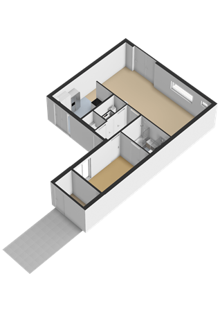 Hendrik Lofversstraat 7, 9744 GV Groningen - Begane grond - 3D.png