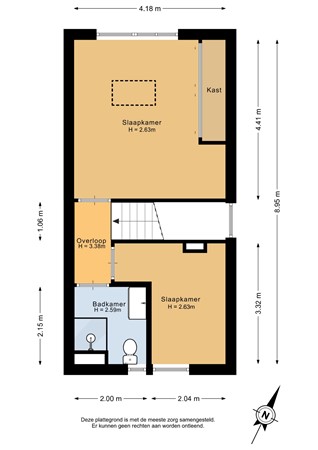 Hendrik Lofversstraat 7, 9744 GV Groningen - Eerste verdieping - 2D.jpg