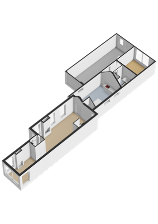 Pieter Venemakade 107, 9605 PM Kiel-Windeweer - Begane grond - 3D.png
