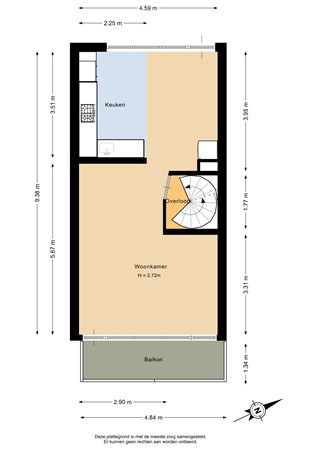 Delf 30, 9642 JL Veendam - Eerste verdieping - 2D.jpg
