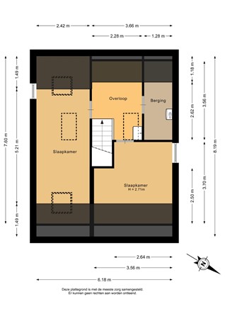 Fam. Levitusstraat 1, 9649 DC Muntendam - Tweede verdieping - 2D.jpg
