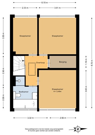 Schoenerstraat 37, 9642 NG Veendam - Eerste verdieping - 2D.jpg
