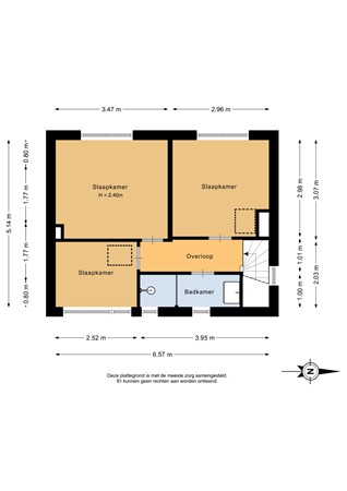 Burgemeester Venemastraat 14, 9649 BC Muntendam - Eerste verdieping - 2D.jpg