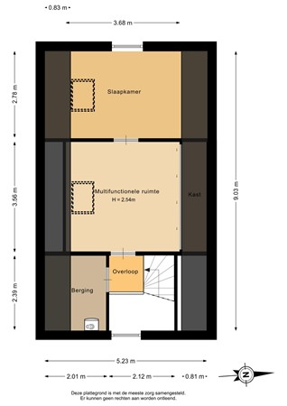 Hereweg 131, 9651 AD Meeden - Eerste verdieping - 2D.jpg