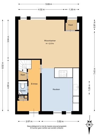 Mantinghstraat 32, 7908 AX Hoogeveen - Begane grond - 2D.jpg