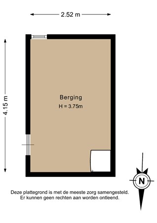 Mantinghstraat 32, 7908 AX Hoogeveen - Berging - 2D.jpg