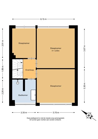 Lijsterbesstraat 27, 9581 KE Musselkanaal - Eerste verdieping - 2D.jpg
