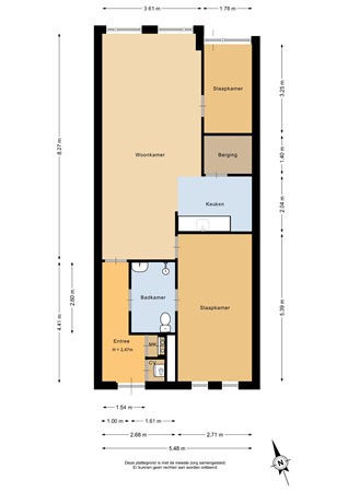Mercuriuslaan 5, 9648 BM Wildervank - Begane grond - 2D.jpg