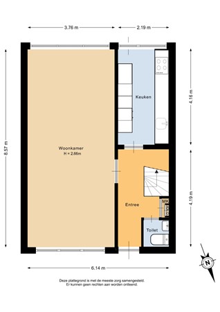 Wiemers 42, 9642 KH Veendam - Begane grond - 2D.jpg