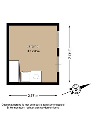 Troelstrastraat 4, 9645 JC Veendam - Berging - 2D.jpg