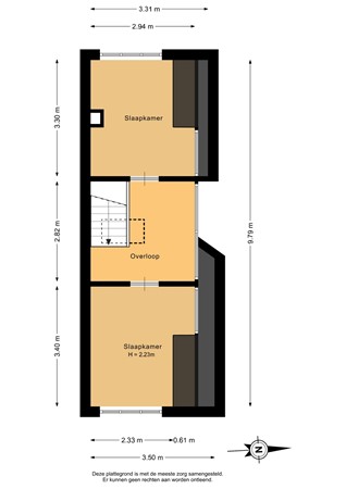 Middenweg 131, 9645 BD Veendam - Eerste verdieping - 2D.jpg