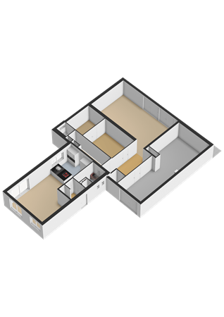 Beneden Verlaat 66, 9645 BP Veendam - Begane grond - 3D.png