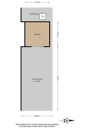Beneden Verlaat 66, 9645 BP Veendam - Berging - 2D.jpg