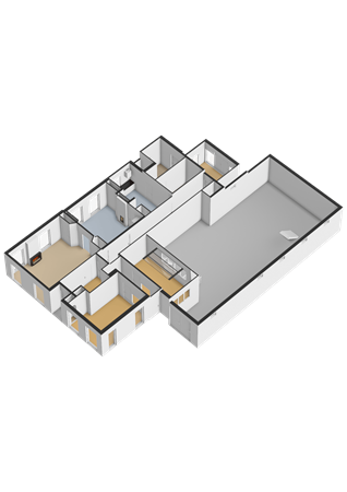 Poststraat 60, 9648 JN Wildervank - Begane grond - 3D.png