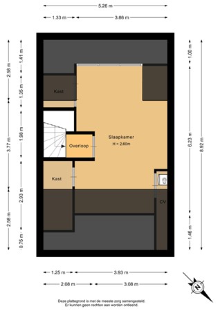 Lingestraat 25, 9406 PL Assen - Tweede verdieping - 2D.jpg