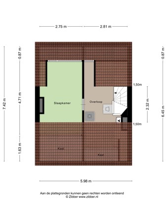 Zwanensingel 85, 6601 GD Wijchen - 437011_2D_Tweede_Verdieping_Zwanensingel_85_Wijchen_03.jpg