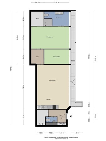 Barbarossastraat 97, 6522 DK Nijmegen - 435554_2D_Appartement_Barbarossastraat_97_Nijmegen_01.jpg