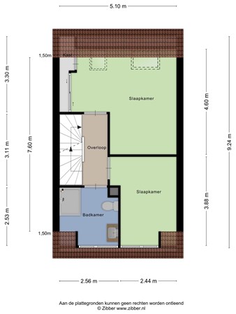 Het Hoge Rot 9, 6616 DA Hernen - 445773_2D_Eerste_Verdieping_Het_Hoge_Rot_9_Hernen_03.jpg